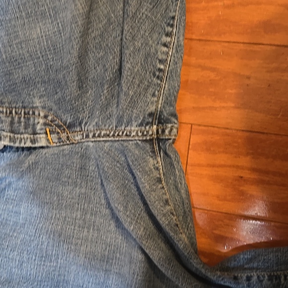 Lucky Brand Blue Straight Leg Dungarees Jeans Size 12 - Picture 7 of 10